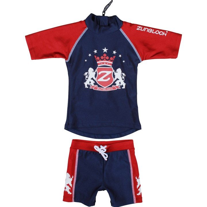 Zunblock UV-set baby/barn - Lion Röd Blå -74-92cl