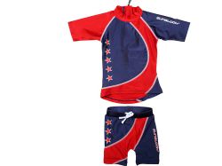 Zunblock UV-set baby/barn - Stars Röd Blå -86/92cl