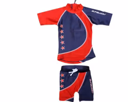 Zunblock UV-set baby/barn - Stars Röd Blå -86/92cl