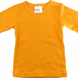 Basic t-shirt tröja för barn - kortärmad orange 70/86cl