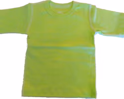 Basic t-shirt tröja för barn - kortärmad limegrön 70/86cl
