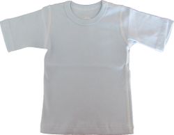 Basic t-shirt tröja för barn -kortärmad ljusblå 70/80cl, 80/90cl