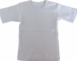 Basic t-shirt tröja för barn -kortärmad ljusblå 70/80cl, 80/90cl