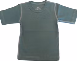 Basic t-shirt tröja för barn - kortärmad militärgrön 70/80cl, 80/90cl