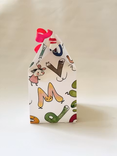 Presentask - Alfabet (Re-use/recycle) -10st