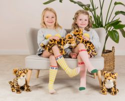 Mjukisdjur Gosedjur Leopard sittande 27cm Teddy Hermann