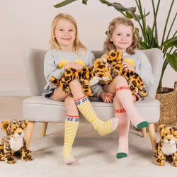 Mjukisdjur Gosedjur Leopard sittande 27cm Teddy Hermann