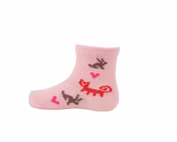 Barnstrumpa Merinoull Rabbit - Rosa 16/19
