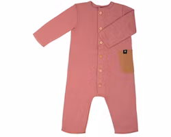 Jumpsuite underställ i merinoull baby Rosa -62-92cl