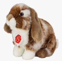 Mjukisdjur Gosedjur Kanin Dvärgvädur mörkbrun/vit 20cm Teddy Hermann