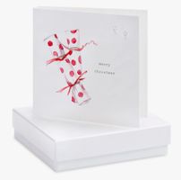 Julkort + Örhängen Sterlingsilver - Smällkaramell