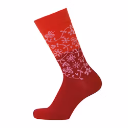 Strumpa Merinoull Dam Herr Garden röd-35-45