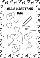 Alla Hjärtans Dag Kort att Skriva Ut Hemma - Perfekt för Barnens Kreativitet!