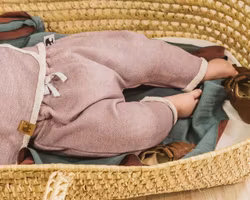 Babykläder Sweatpants mjukis byxor utan mudd blåbär 50-104cl