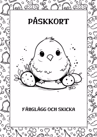 Påskglädje Hemma: 25 Färgglada Påskkort För Barnen!