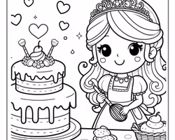 Pyssel Prinsessor - 30 sidor att skriva ut hemma