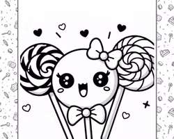 Gulliga Godisar Pysselkit 25 sidor- Perfekt för Söta Äventyr!