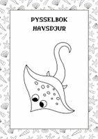 Pyssel för Barn – Havsdjur 30 sidor att skriva ut hemma