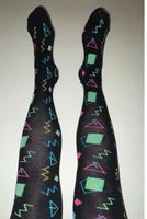 Roliga Strumpbyxor 80´s neon Dam Herr Tonår vuxen- Small-Large