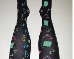 Roliga Strumpbyxor 80´s neon Dam Herr Tonår vuxen- Small-Large