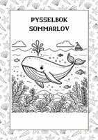 Sommarlov - pysselbok för barn - 30 sidor att skriva ut hemma