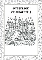 Pysselbok för barn - Camping Del 2 - 30 sidor att skriva ut hemma