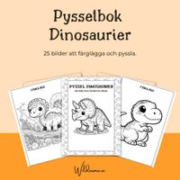 Dinosaurier -25 Sidor av Spännande Pyssel för Barn!