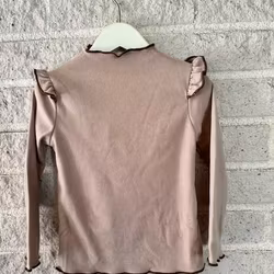 Set långärmad tröja och byxor med volanger för barn - 12mån-8år