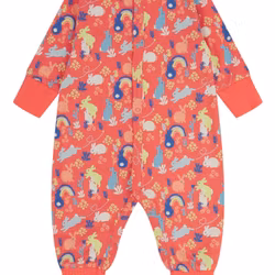 Babykläder Onepiece hoppande kaniner - Nyfödd - 6år eko bomull