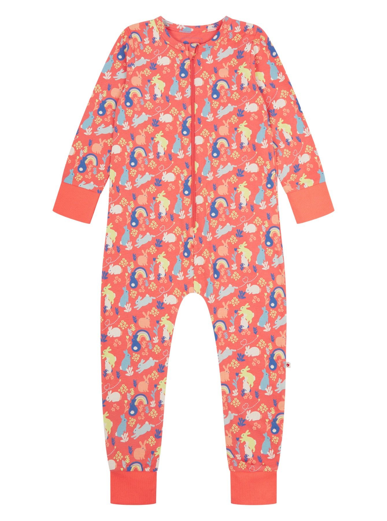 Babykläder Onepiece hoppande kaniner - Nyfödd - 6år eko bomull