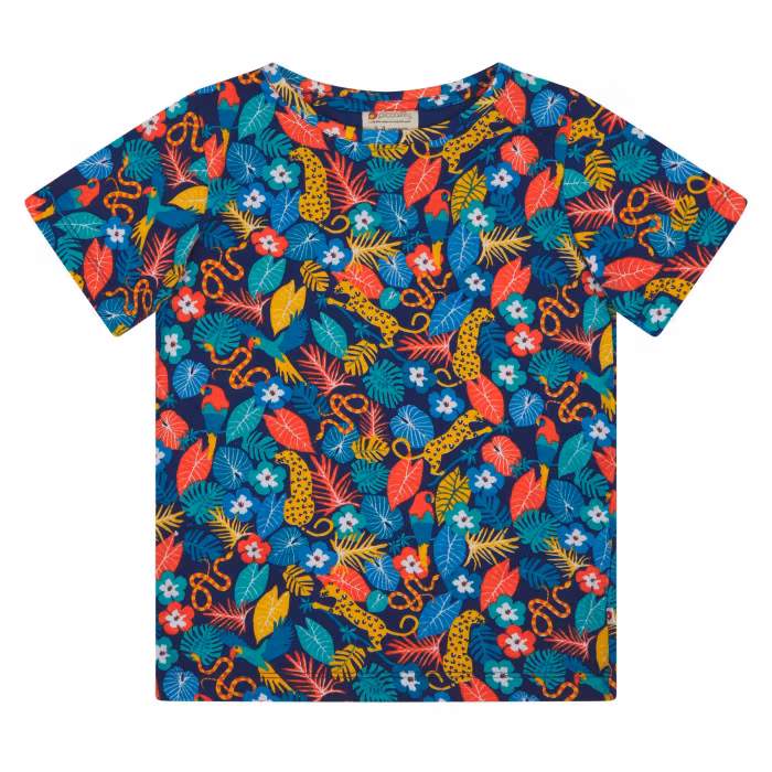 barnkläder tshirt kortärmad tropikerna