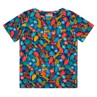 T-shirt tröja för barn kortärmad Tropic - 12mån-8år ekologisk bomull