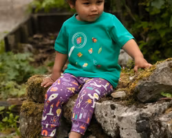 Leggings byxor för barn - Naturvetenskap 6mån-7år eko bomull Piccalilly