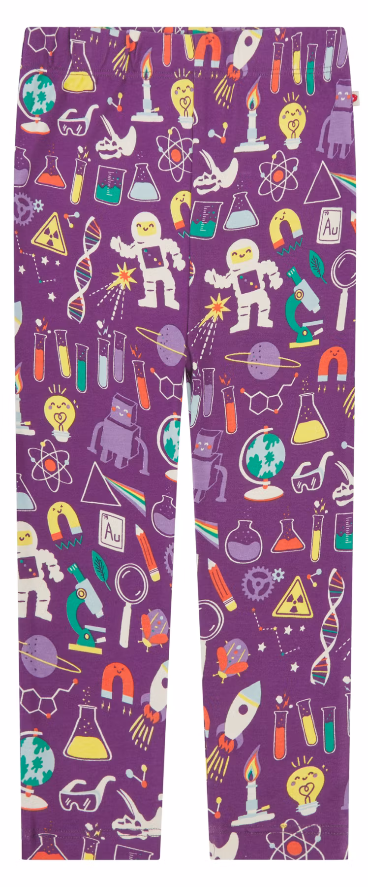 Barnkläder leggings ekologisk bomull, lila