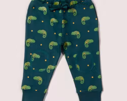 Mjuka byxor mjukisbyxor för Barn Ödla - 6mån-4år Little green radicals