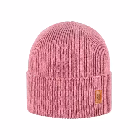 Vinter Mössa merinoull blandning Dusty pink -Barn/ vuxen 12mån - vuxen