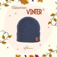 Vinter Mössa merinoull blandning Demin -12mån - vuxen
