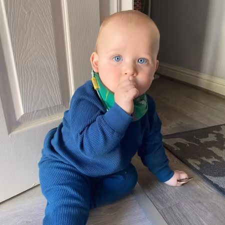 Myskläder barn vuxna - Våfflad eko bomull - Midnattsblå -3år-Medium