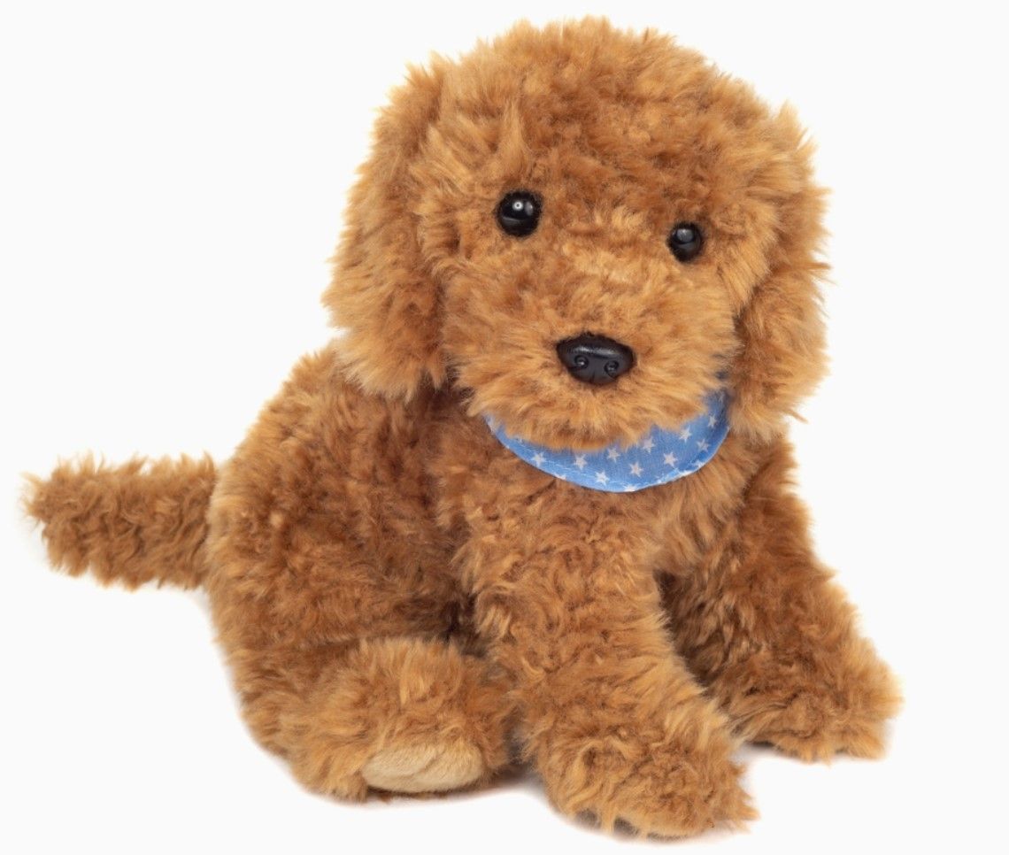 Gosedjur mjukisdjur goldendoodle hund
