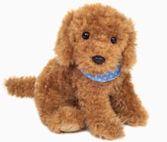 Mjukisdjur Gosedjur Hund  Goldendoodle sittande 30cm Teddy Hermann
