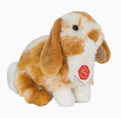 Mjukisdjur Gosedjur Kanin Dvärgvädur ljusbrun/vit 20cm Teddy Hermann
