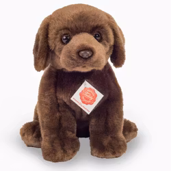 Mjukisdjur Gosedjur Hund Labrador brun 25cm Teddy Hermann