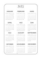 Skriv ut själv -Planner Veckokalender A4 / A5