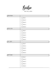 Skriv ut själv -Planner Veckokalender A4 / A5