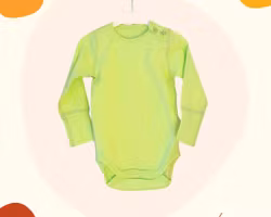 Baby body Långärmad Lime 70-86cl