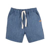 Svalkande linne shorts kortbyxor för barn - randigt blå/vit - 86-128cl