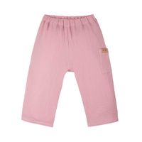 Byxor för barn i ekologisk muslin  -Rosa - 92-128cl Sommarkläder