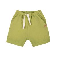 Shorts kortbyxor för barn i ekologisk muslin  -Avocado - 86-128cl