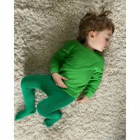 Barn strumpbyxor Emerald green- med halkskydd 1-10år