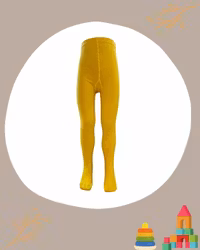 Barn strumpbyxor Sunflower yellow- med halkskydd 1-10år